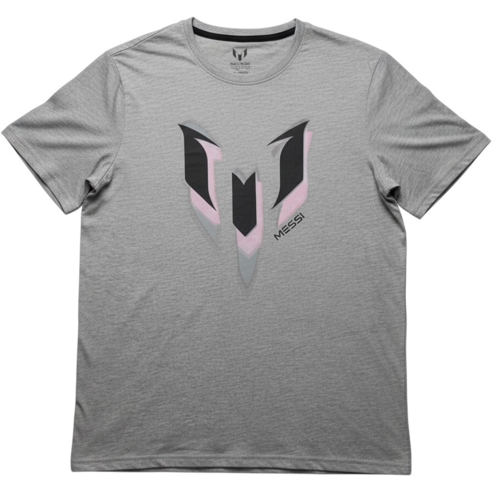 Messi Collection T-Shirt Mens XL Heather Grey Graphic Logo MMN0205US